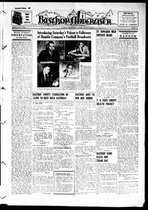 Primary view of Bastrop Advertiser (Bastrop, Tex.), Vol. 86, No. 30, Ed. 1 Thursday, October 12, 1939