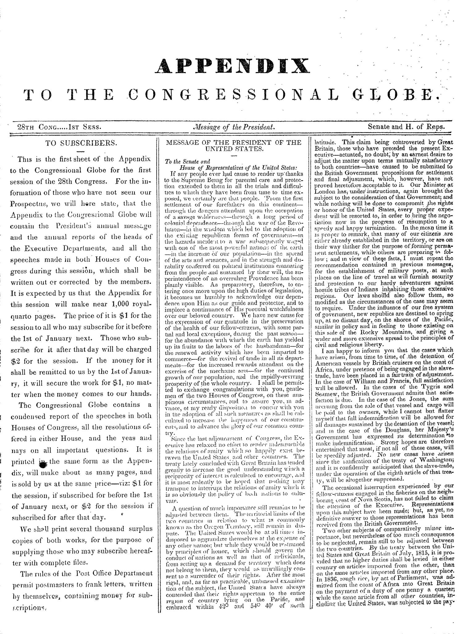 The Congressional Globe, Volume 13, Part 2: Twenty-Eighth Congress, First Session
                                                
                                                    None
                                                
