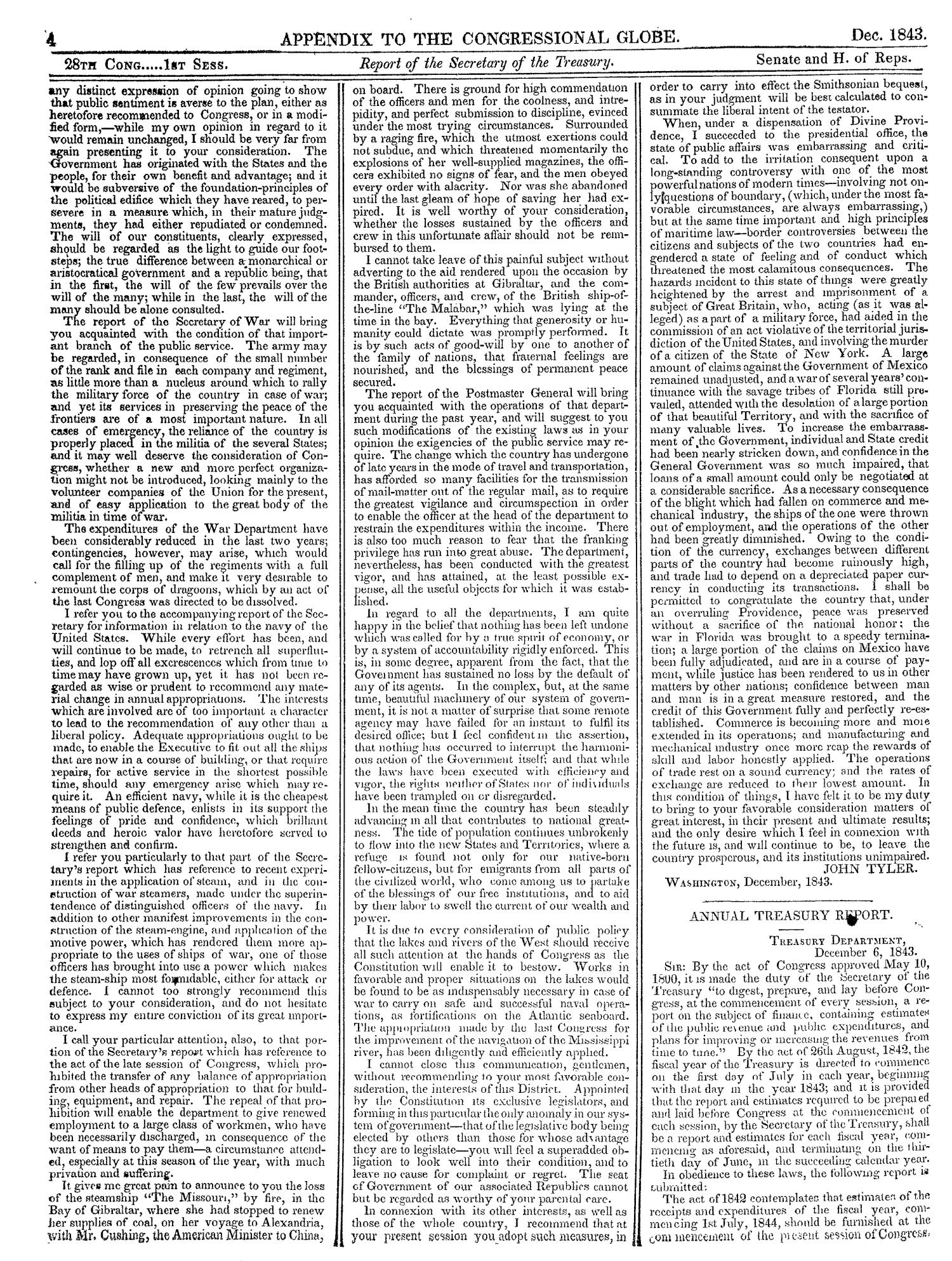 The Congressional Globe, Volume 13, Part 2: Twenty-Eighth Congress, First Session
                                                
                                                    4
                                                