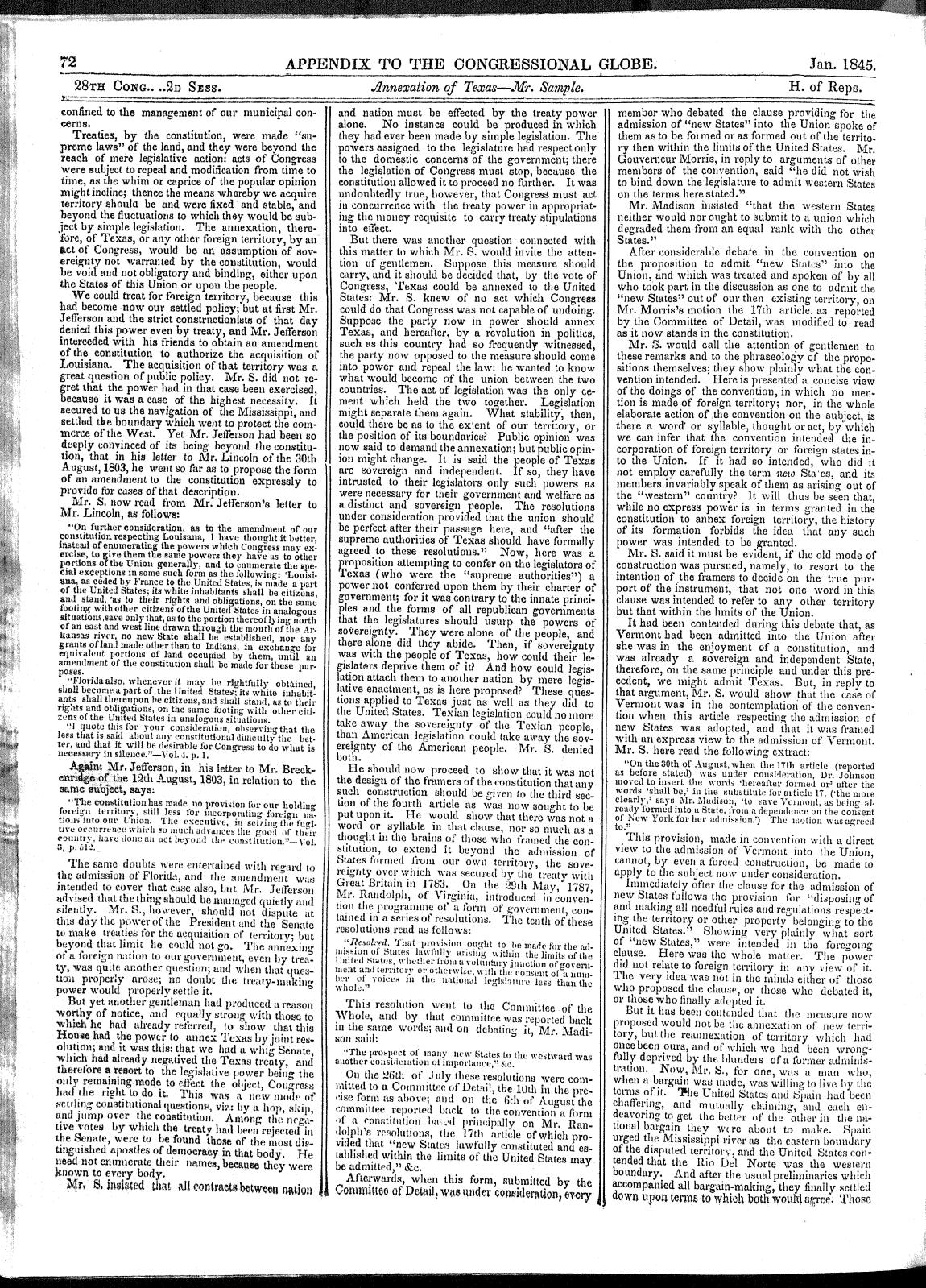 Congressional Globe (Permanent Edition) Volume 85: 28th Congress, 2nd session, Appendix
                                                
                                                    [Sequence #]: 36 of 288
                                                