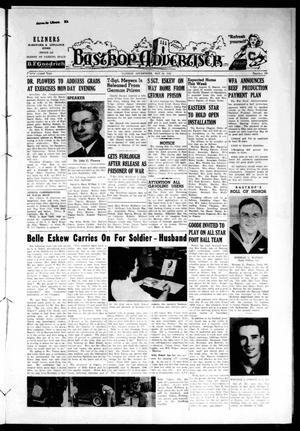 Primary view of object titled 'Bastrop Advertiser (Bastrop, Tex.), Vol. 92, No. 10, Ed. 1 Thursday, May 24, 1945'.