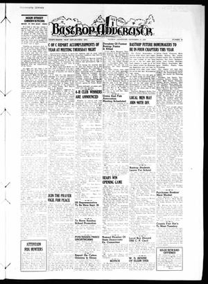 Primary view of object titled 'Bastrop Advertiser (Bastrop, Tex.), Vol. 98, No. 29, Ed. 1 Thursday, September 21, 1950'.