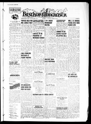 Primary view of object titled 'Bastrop Advertiser (Bastrop, Tex.), Vol. 99, No. 4, Ed. 1 Thursday, March 22, 1951'.