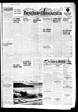 Primary view of object titled 'Bastrop Advertiser (Bastrop, Tex.), Vol. 100, No. 50, Ed. 1 Thursday, February 12, 1953'.