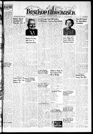 Primary view of Bastrop Advertiser (Bastrop, Tex.), Vol. 104, No. 48, Ed. 1 Thursday, January 24, 1957