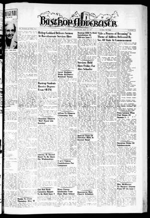 Primary view of Bastrop Advertiser (Bastrop, Tex.), Vol. 105, No. 13, Ed. 1 Thursday, May 30, 1957