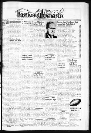 Primary view of object titled 'Bastrop Advertiser (Bastrop, Tex.), Vol. 106, No. 30, Ed. 1 Thursday, September 25, 1958'.