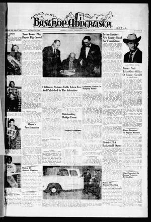 Primary view of object titled 'Bastrop Advertiser (Bastrop, Tex.), Vol. 108, No. 45, Ed. 1 Thursday, January 5, 1961'.