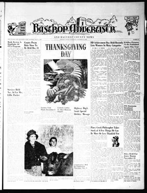 Primary view of object titled 'Bastrop Advertiser and Bastrop County News (Bastrop, Tex.), Vol. 115, No. 39, Ed. 1 Thursday, November 28, 1968'.