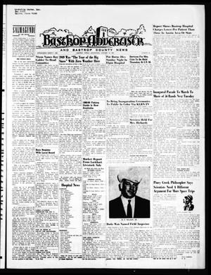 Primary view of object titled 'Bastrop Advertiser and Bastrop County News (Bastrop, Tex.), Vol. [115], No. 46, Ed. 1 Thursday, January 16, 1969'.