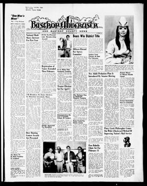 Primary view of object titled 'Bastrop Advertiser and Bastrop County News (Bastrop, Tex.), Vol. [117], No. 50, Ed. 1 Thursday, February 11, 1971'.