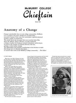 Primary view of object titled 'Chieftain, Volume 20, Number 1, Winter 1972'.