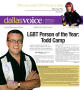 Thumbnail image of item number 1 in: 'Dallas Voice (Dallas, Tex.), Vol. 26, No. 33, Ed. 1 Friday, January 1, 2010'.