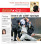 Thumbnail image of item number 1 in: 'Dallas Voice (Dallas, Tex.), Vol. 27, No. 27, Ed. 1 Friday, November 19, 2010'.