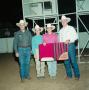Photograph: [Four people in Youth division award presentation at Will Rogers Coli…