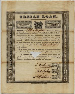 Primary view of Texian Loan Agreement