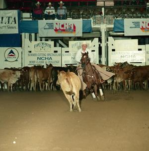 Primary view of object titled '[Cutting Horse Competition: Mucho Pancho #2]'.