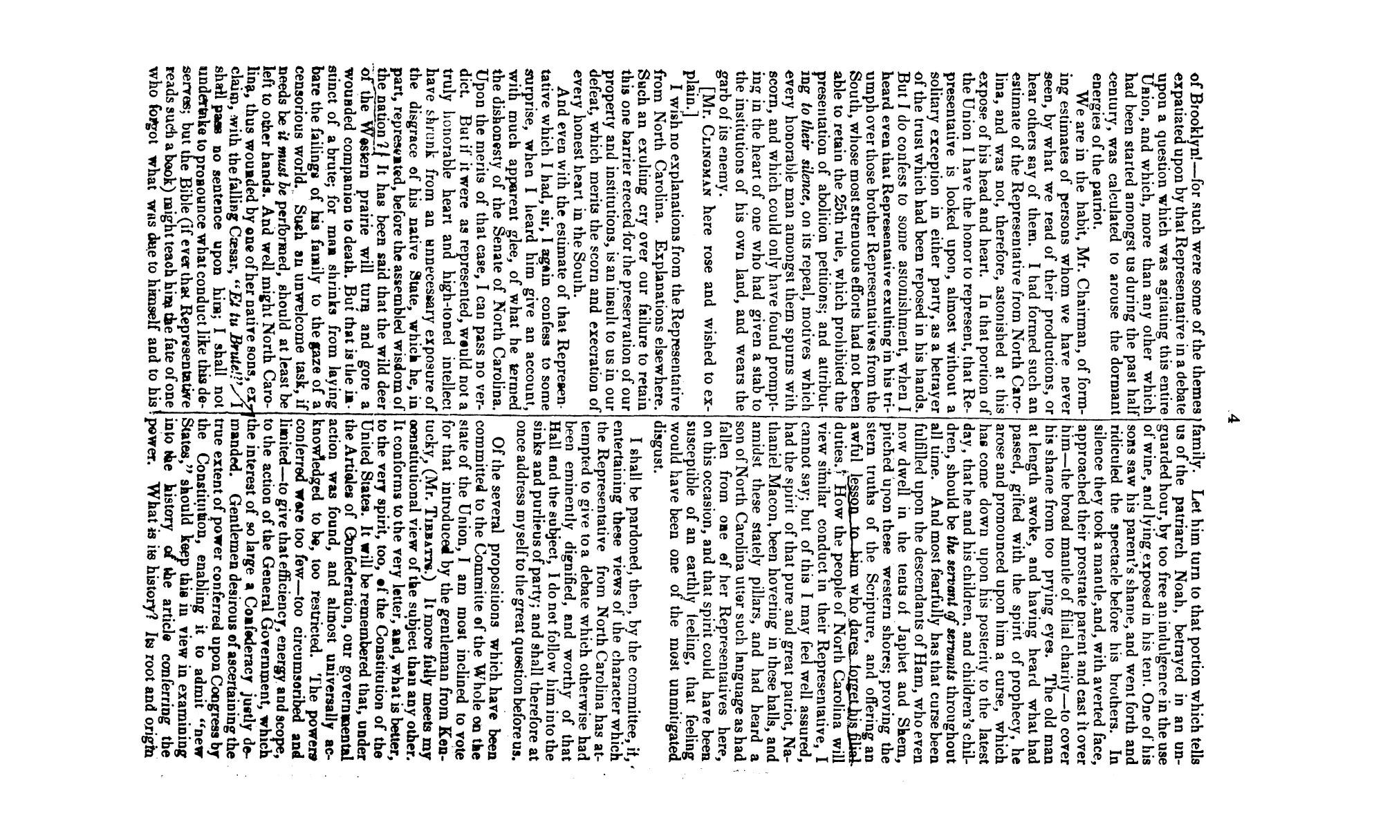 Speech of Hon. Wm. Lowndes Yancey, of Alabama, on the annexation of Texas to the United States, delivered in the House of Representatives, Jan. 7, 1845.
                                                
                                                    [Sequence #]: 4 of 14
                                                