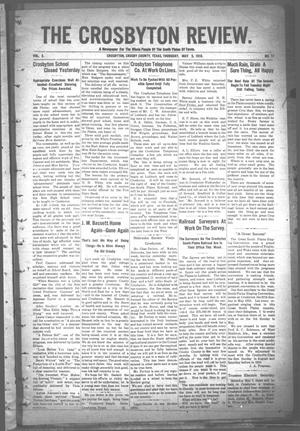 Primary view of object titled 'The Crosbyton Review. (Crosbyton, Tex.), Vol. 2, No. 17, Ed. 1 Thursday, May 5, 1910'.