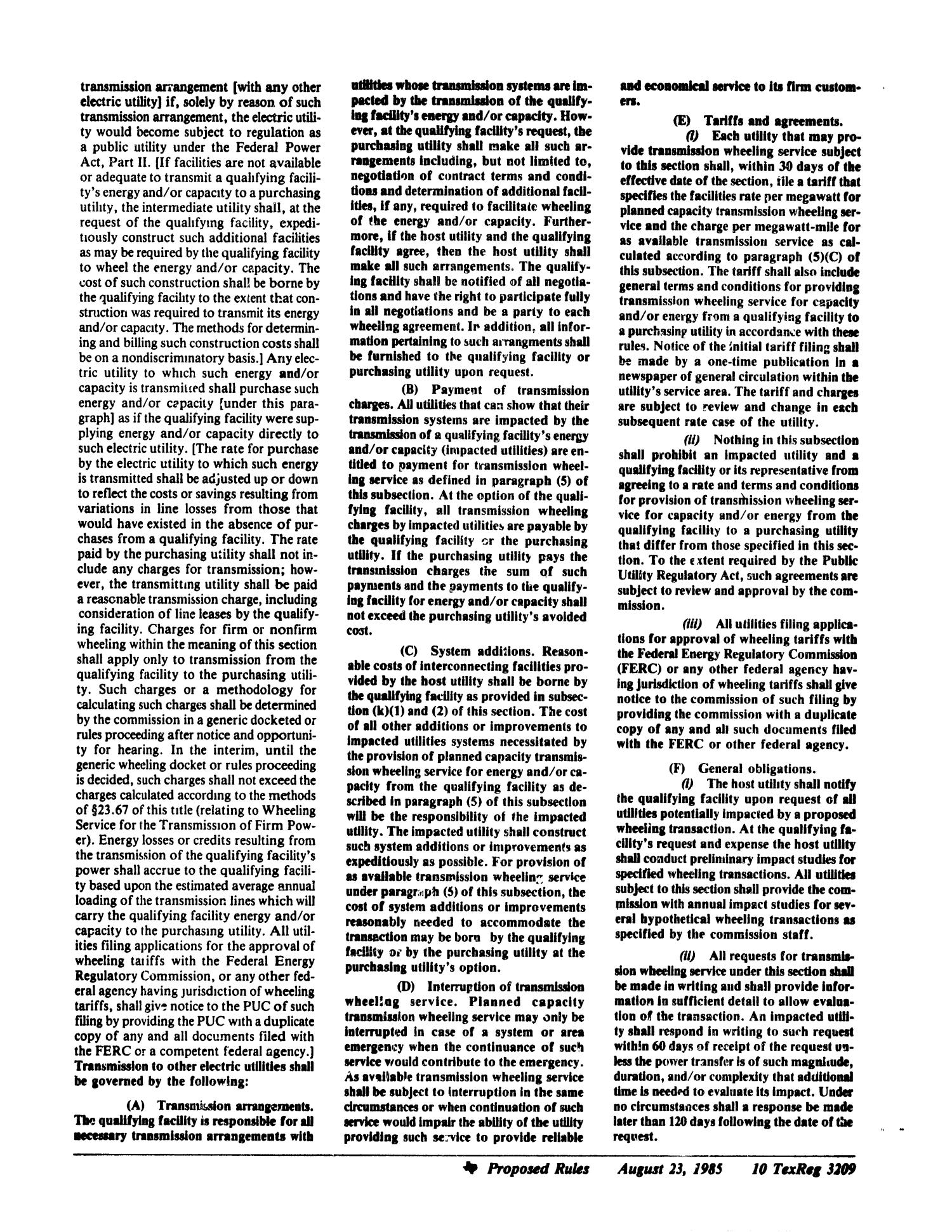 Texas Register, Volume 10, 63, Pages 3197-3236, August 23, 1985
                                                
                                                    3209
                                                