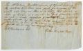 Thumbnail image of item number 1 in: '[Letter of Standing for Sarah from Mount Gilead Baptist Church, August 1849]'.
