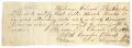 Thumbnail image of item number 1 in: '[Letter of Standing for Sarah Brooks from Siloam Baptist Church, November 2, 1853]'.