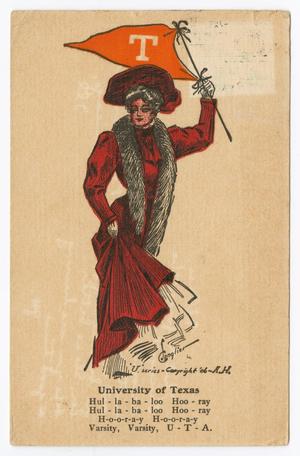 Primary view of object titled '[Postcard from J. H. to Junia Roberts Osterhout, July 18, 1908]'.