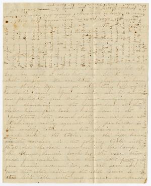 Primary view of object titled '[Letter from Jennie and J. Bouldin to Bettie Wade]'.