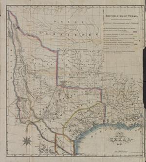 Primary view of object titled 'A new map of Texas.'.