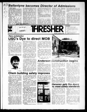 Primary view of object titled 'The Rice Thresher (Houston, Tex.), Vol. 68, No. 2, Ed. 1 Monday, June 30, 1980'.