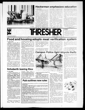 Primary view of object titled 'The Rice Thresher (Houston, Tex.), Vol. 69, No. 2, Ed. 1 Tuesday, August 25, 1981'.