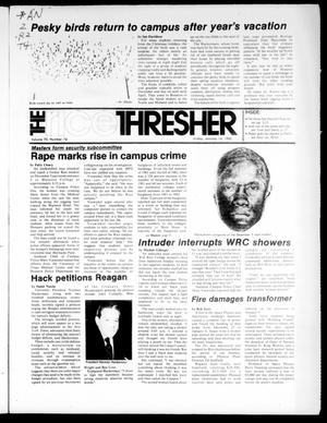 Primary view of object titled 'The Rice Thresher (Houston, Tex.), Vol. 70, No. 16, Ed. 1 Friday, January 14, 1983'.