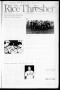 Thumbnail image of item number 1 in: 'The Rice Thresher (Houston, Tex.), Vol. 76, No. 21, Ed. 1 Friday, March 17, 1989'.
