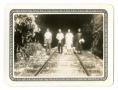 Photograph: [Photograph of a Group of People on a Railroad Track]