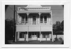 Primary view of object titled '[Photograph of the August Itz Building]'.