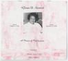 Thumbnail image of item number 1 in: '[Funeral Program for Gloria D. Steward, September 27, 2003]'.