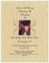 Pamphlet: [Funeral Program for Shirley Wauls-Eddie, February 6, 2003]