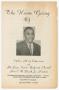 Primary view of [Funeral Program for Eddie Edmerson, January 25, 1964]