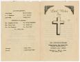 Thumbnail image of item number 3 in: '[Funeral Program for Johnnie Mae Edwards, May 29, 1962]'.