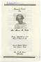 Thumbnail image of item number 1 in: '[Funeral Program for Minnie M. Fields, September 30, 1983]'.