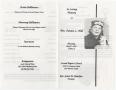 Thumbnail image of item number 3 in: '[Funeral Program for Fannie L. Hall, May 27, 1993]'.
