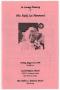Pamphlet: [Funeral Program for Ruby Lee Hammond, August 19, 1994]