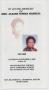 Primary view of [Funeral Program for Alease Norma Harrell, September 6, 2008]