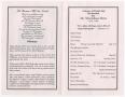 Thumbnail image of item number 2 in: '[Funeral Program for Velma Johnson Harris, May 29, 1998]'.