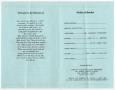 Thumbnail image of item number 2 in: '[Funeral Program for Earl W. Harrison, January 5, 1985]'.