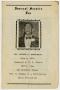 Thumbnail image of item number 1 in: '[Funeral Program for George C. Henderson, July 6, 1976]'.