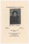 Pamphlet: [Funeral Program for Ruby E. Jackson, March 18, 2006]
