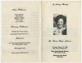Thumbnail image of item number 3 in: '[Funeral Program for Elnora Hayes Johnson, March 18, 1982]'.