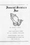 Thumbnail image of item number 1 in: '[Funeral Program for Julius E. Johnson, April 5, 1971]'.