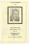 Thumbnail image of item number 1 in: '[Funeral Program for Albert Chester Jones, December 31, 1990]'.